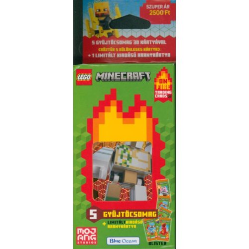 BUE OCEAN LEGO MINECRAFT ON FIRE Kártya kollekció - Ecoblister