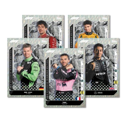 Topps F1 Turbo Attax fémdoboz Diamond Edit