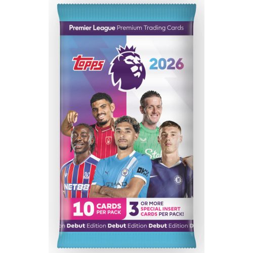 Topps Premier League 2026 - Debut Edition - Kártyacsomag