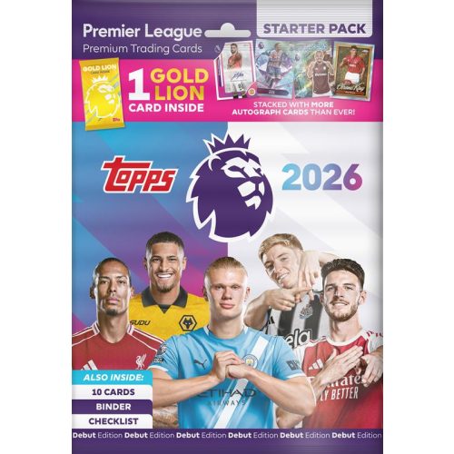 Topps Premier League 2026 - Debut Edition - Starter Pack