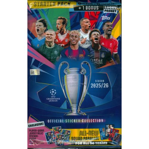 Topps UCC 25/26 Official sticker collection - Starter Pack