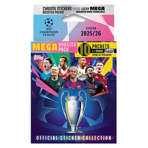Topps UCC 25/26 Official sticker collection - Mega Booster Pack