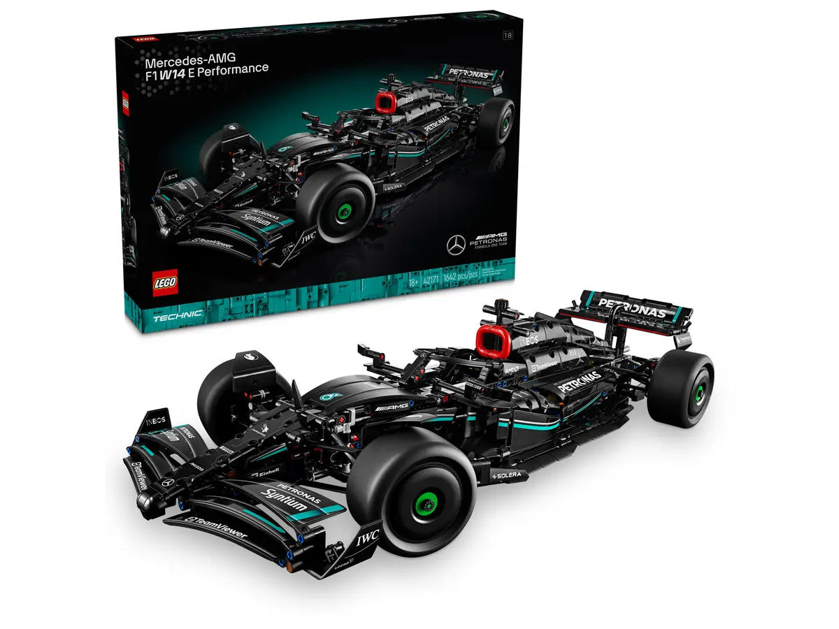  LEGO© Technic Mercedes-AMG F1 W14 E Performance: A Versenyzők Világába Való Betekintés